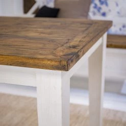 Maison Belfort Table Balignton II - Pin massif - Blanc -ÉcoMaison Soldes 1000260752 211116 12591600323 DETAILS P000000001000260752