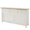 Maison Belfort Buffet Balignton - Pin massif - Pin / Blanc