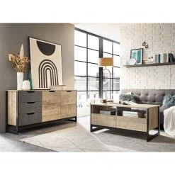 Red Living Commode Cocody II - Imitation chêne Montana / Gris 7 Red Living Commode Cocody II - Imitation chêne Montana / Gris -ÉcoMaison Soldes 1000261326 210426 09140000052 MOOD DETAILS P000000001000261326 mood