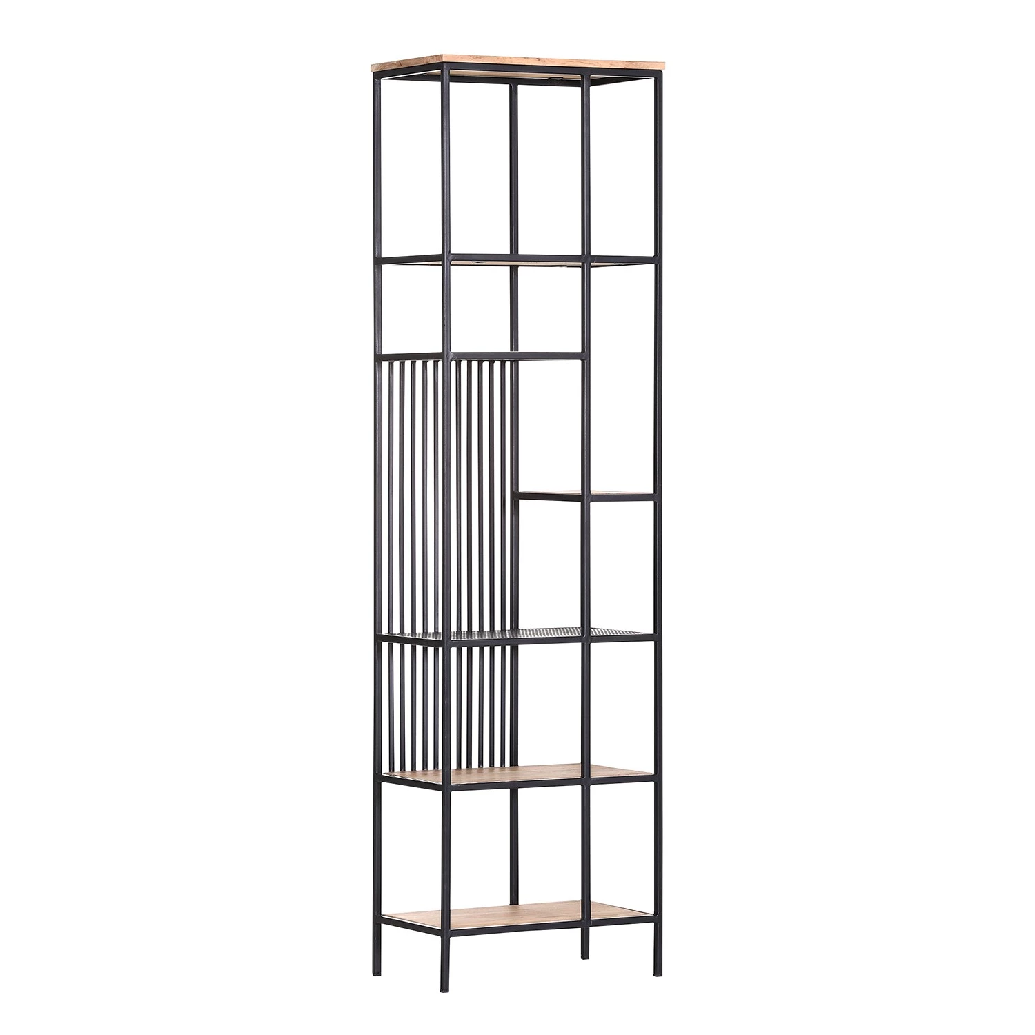 Red Living Étagère Uulu III - Acacia massif / Métal - Acacia / Noir 1 Red Living Étagère Uulu III - Acacia massif / Métal - Acacia / Noir
