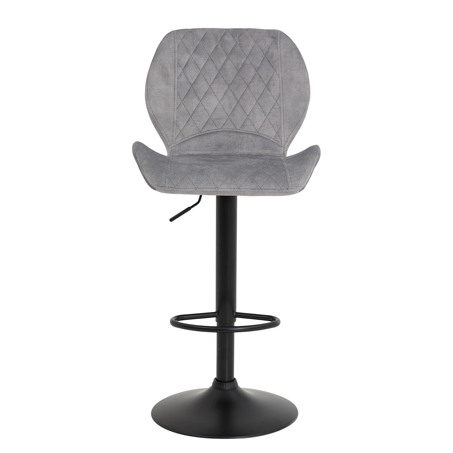 Red Living Tabourets de bar Paldiski (lot de 2) - Gris 2 Red Living Tabourets de bar Paldiski (lot de 2) - Gris – Image 2