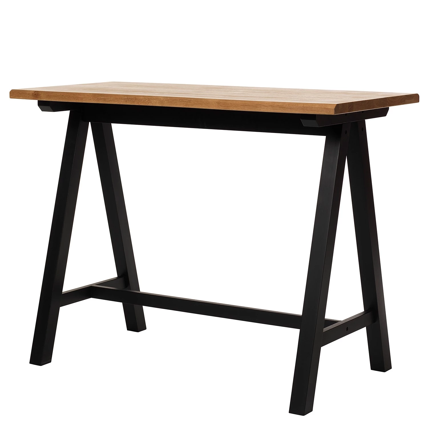 Red Living Table haute Doma - Partiellement en chêne massif - Chêne / Noir 1 Red Living Table haute Doma - Partiellement en chêne massif - Chêne / Noir