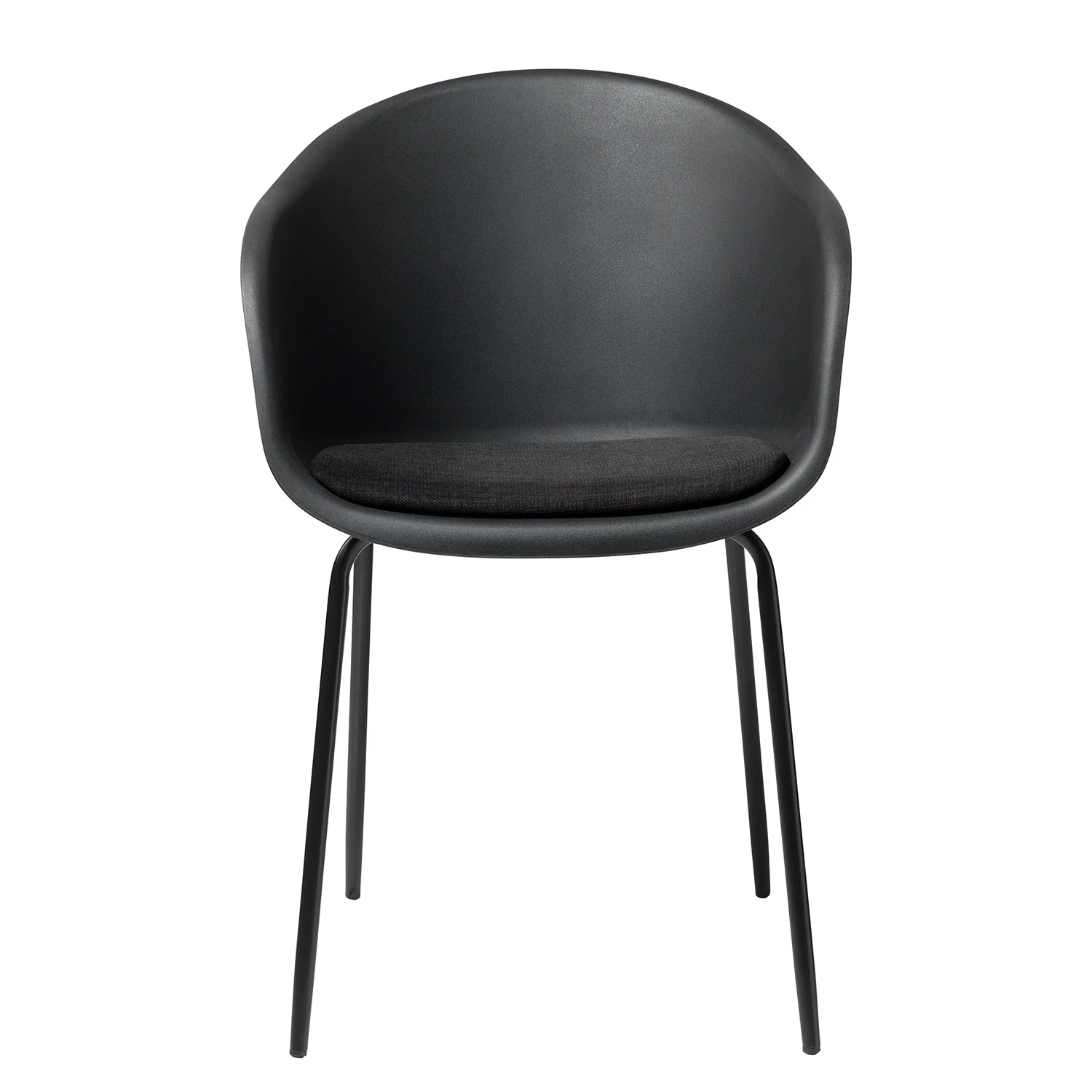 Red Living Chaises à accoudoirs Eva (lot de 2) - Noir 2 Red Living Chaises à accoudoirs Eva (lot de 2) - Noir – Image 2