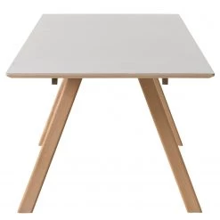 Norrwood Table Berri - Partiellement en chêne massif - Gris clair / Chêne -ÉcoMaison Soldes 1000266977 210525 14343400265 DETAILS P000000001000266977