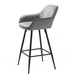 Red Living Chaise de bar Dela - Gris
