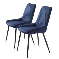 Red Living Chaises Dela (lot de 2) - Bleu marine