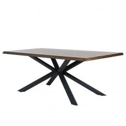 Red Living Table Berck - Chêne foncé - 160 x 90 cm