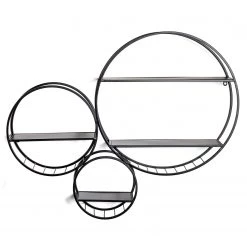 Loftscape Étagère murale Keane - Métal - Noir -ÉcoMaison Soldes 1000267359 210518 16033100001 DETAILS P000000001000267359