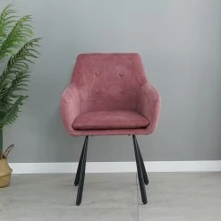 Ars manufacti Chaise à accoudoirs Yuna - Rose vieilli -ÉcoMaison Soldes 1000269994 220506 021 MOOD DETAILS P000000001000269994 mood