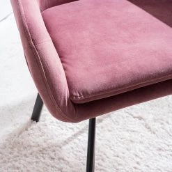 Ars manufacti Chaise à accoudoirs Yuna - Rose vieilli -ÉcoMaison Soldes 1000269994 220615 045 DETAILS P000000001000269994