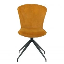 Ars manufacti Chaises capitonnées Yves (lot de 2) - Ocre -ÉcoMaison Soldes 1000270000 220506 030 DETAILS P000000001000270000