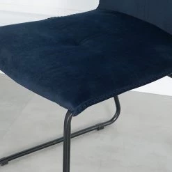 Ars manufacti Chaises capitonnées Veera (lot de 2) - Bleu nuit 24 Ars manufacti Chaises capitonnées Veera (lot de 2) - Bleu nuit -ÉcoMaison Soldes 1000270012 220506 060 DETAILS P000000001000270012
