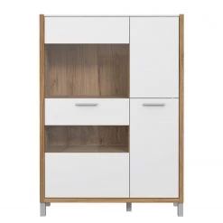 Norrwood Buffet haut Boyd III - Blanc / Imitation chêne -ÉcoMaison Soldes 1000270229 210609 06155500129 DETAILS P000000001000270229