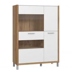 Norrwood Buffet haut Boyd III - Blanc / Imitation chêne -ÉcoMaison Soldes 1000270229 210609 06155500130 DETAILS P000000001000270229