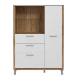 Norrwood Buffet haut Boyd II - Blanc / Imitation chêne -ÉcoMaison Soldes 1000270241 210609 06160100228 DETAILS P000000001000270241
