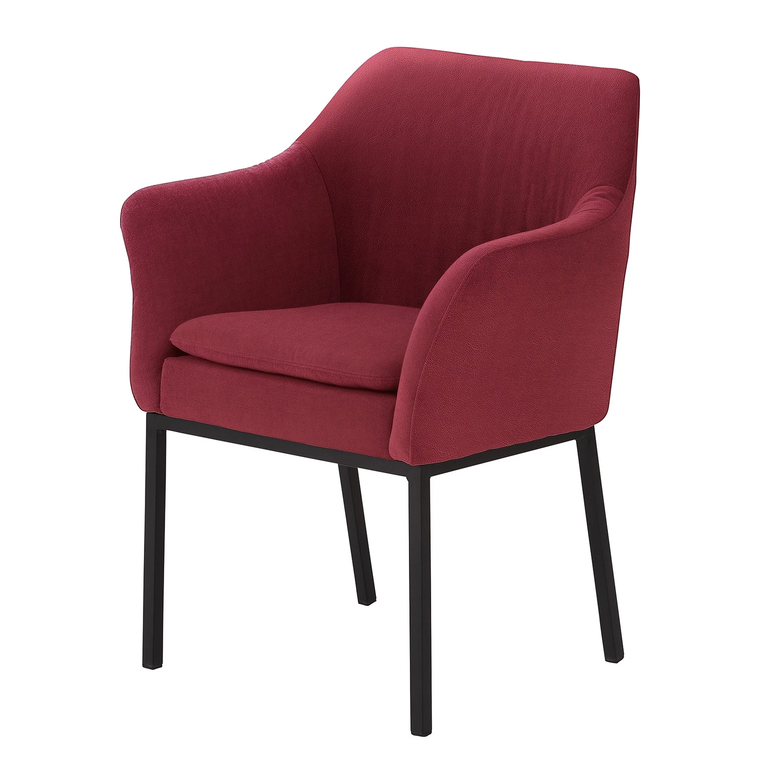 Mayer Sitzmöbel Chaise à accoudoirs myJARI II - Cuir véritable - Rouge 1 Mayer Sitzmöbel Chaise à accoudoirs myJARI II - Cuir véritable - Rouge