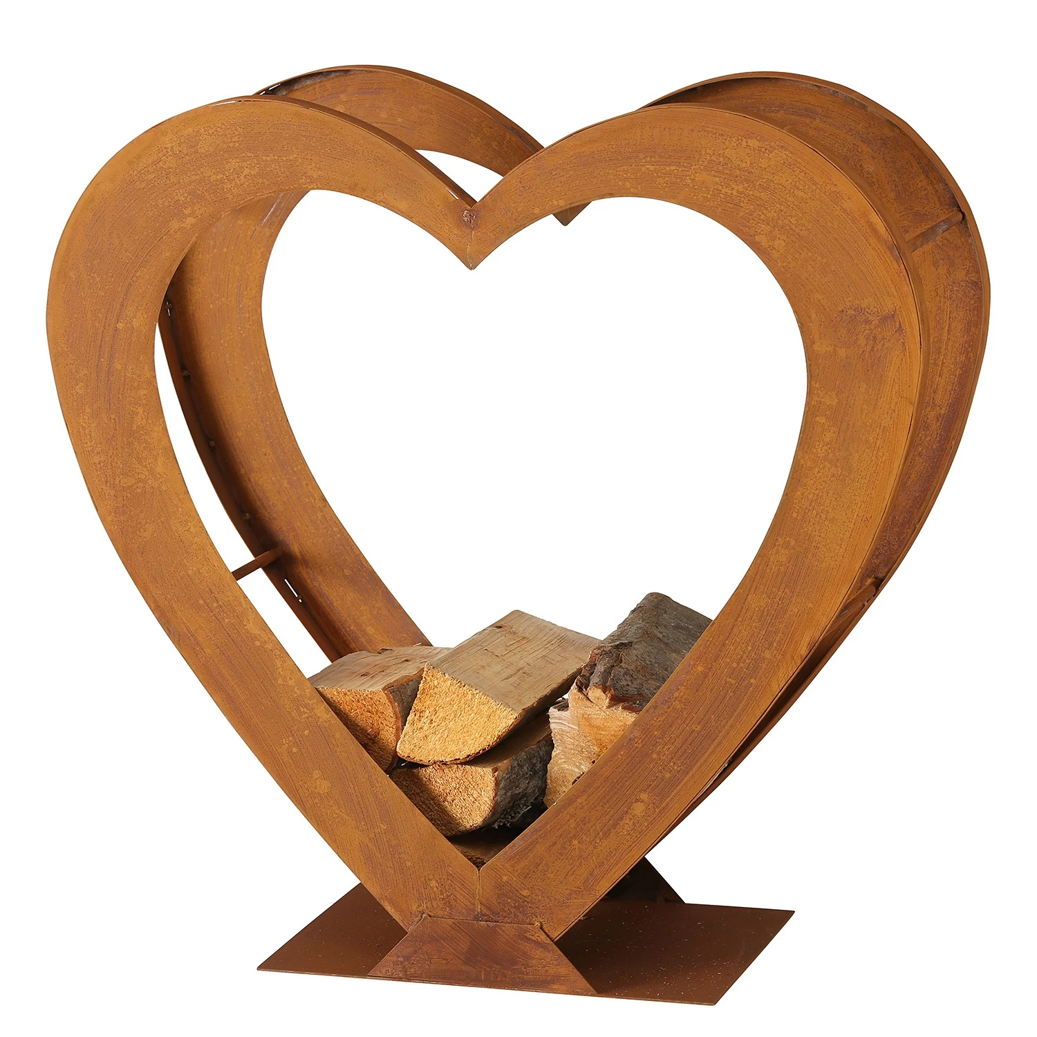 Boltze Range bûches Tobias - Métal - Marron 1 Boltze Range bûches Tobias - Métal - Marron