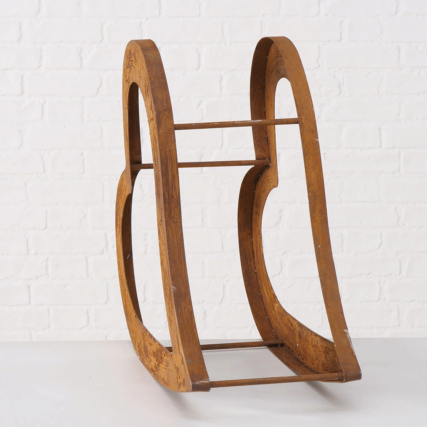 Boltze Range bûches Heart - Métal - Marron 4 Boltze Range bûches Heart - Métal - Marron – Image 4