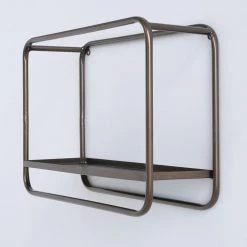 Boltze Étagères murales Bruni (lot de 2) - Métal - Marron 7 Boltze Étagères murales Bruni (lot de 2) - Métal - Marron -ÉcoMaison Soldes 1000270822 210709 14012200083 DETAILS P000000001000270822