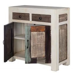 Wolf-Möbel Buffet Goa White - Partiellement en manguier massif - Manguier vintage blanc -ÉcoMaison Soldes 1000271076 220406 030 DETAILS P000000001000271076