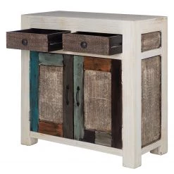 Wolf-Möbel Buffet Goa White - Partiellement en manguier massif - Manguier vintage blanc -ÉcoMaison Soldes 1000271076 220406 031 DETAILS P000000001000271076