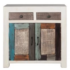 Wolf-Möbel Buffet Goa White - Partiellement en manguier massif - Manguier vintage blanc -ÉcoMaison Soldes 1000271076 220406 033 DETAILS P000000001000271076