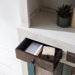 Wolf-Möbel Buffet Goa White - Partiellement en manguier massif - Manguier vintage blanc -ÉcoMaison Soldes 1000271076 220621 030 DETAILS P000000001000271076