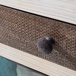 Wolf-Möbel Buffet Goa White - Partiellement en manguier massif - Manguier vintage blanc -ÉcoMaison Soldes 1000271076 220621 031 DETAILS P000000001000271076