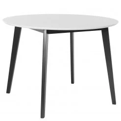 Red Living Table Brise I - Partiellement en pin massif - Blanc / Noir