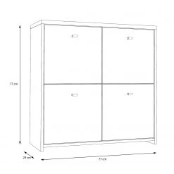 Loftscape Buffet Rison II - Gris foncé / Imitation bois ancien 14 Loftscape Buffet Rison II - Gris foncé / Imitation bois ancien -ÉcoMaison Soldes 1000272364 210819 07024300047 SKETCH DETAILS P000000001000272364 sketch
