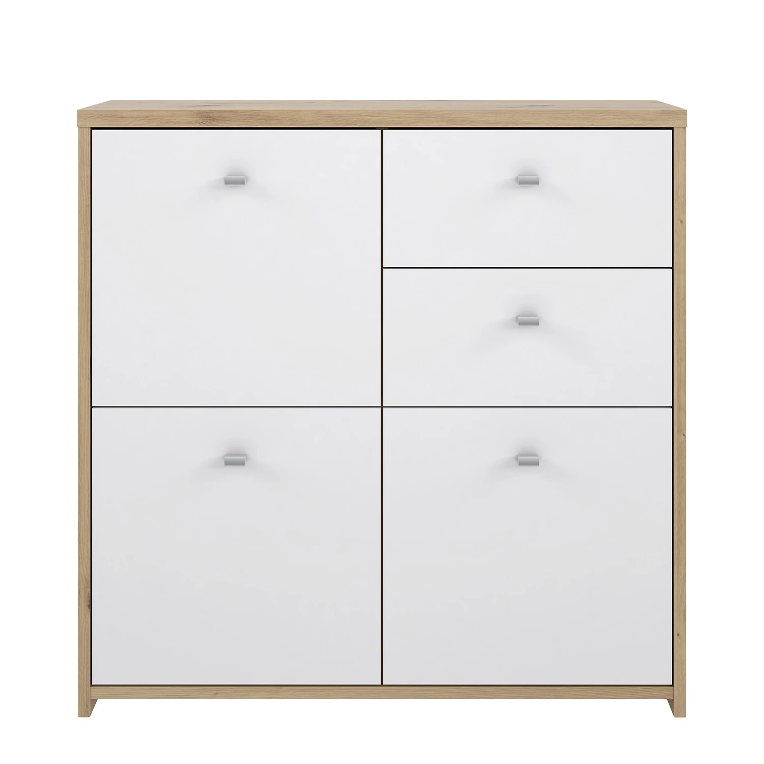 Loftscape Buffet Rison III - Imitation chêne Artisan / Blanc 3 Loftscape Buffet Rison III - Imitation chêne Artisan / Blanc – Image 3