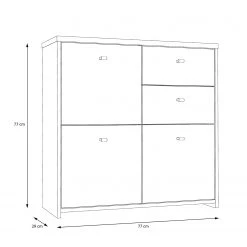 Loftscape Buffet Rison III - Imitation chêne Artisan / Blanc 16 Loftscape Buffet Rison III - Imitation chêne Artisan / Blanc -ÉcoMaison Soldes 1000272367 210819 07024400065 SKETCH DETAILS P000000001000272367 sketch