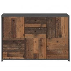 Loftscape Buffet Rison IV - Gris foncé / Imitation bois ancien -ÉcoMaison Soldes 1000272373 210819 07024600098 DETAILS P000000001000272373