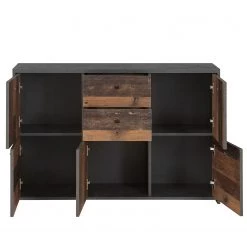 Loftscape Buffet Rison IV - Gris foncé / Imitation bois ancien -ÉcoMaison Soldes 1000272373 210819 07024600099 DETAILS P000000001000272373