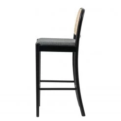 Studio Copenhagen Chaise de bar Cutis - Rotin et tissu / Hêtre massif - Gris 10 Studio Copenhagen Chaise de bar Cutis - Rotin et tissu / Hêtre massif - Gris -ÉcoMaison Soldes 1000273458 220420 035 DETAILS P000000001000273458