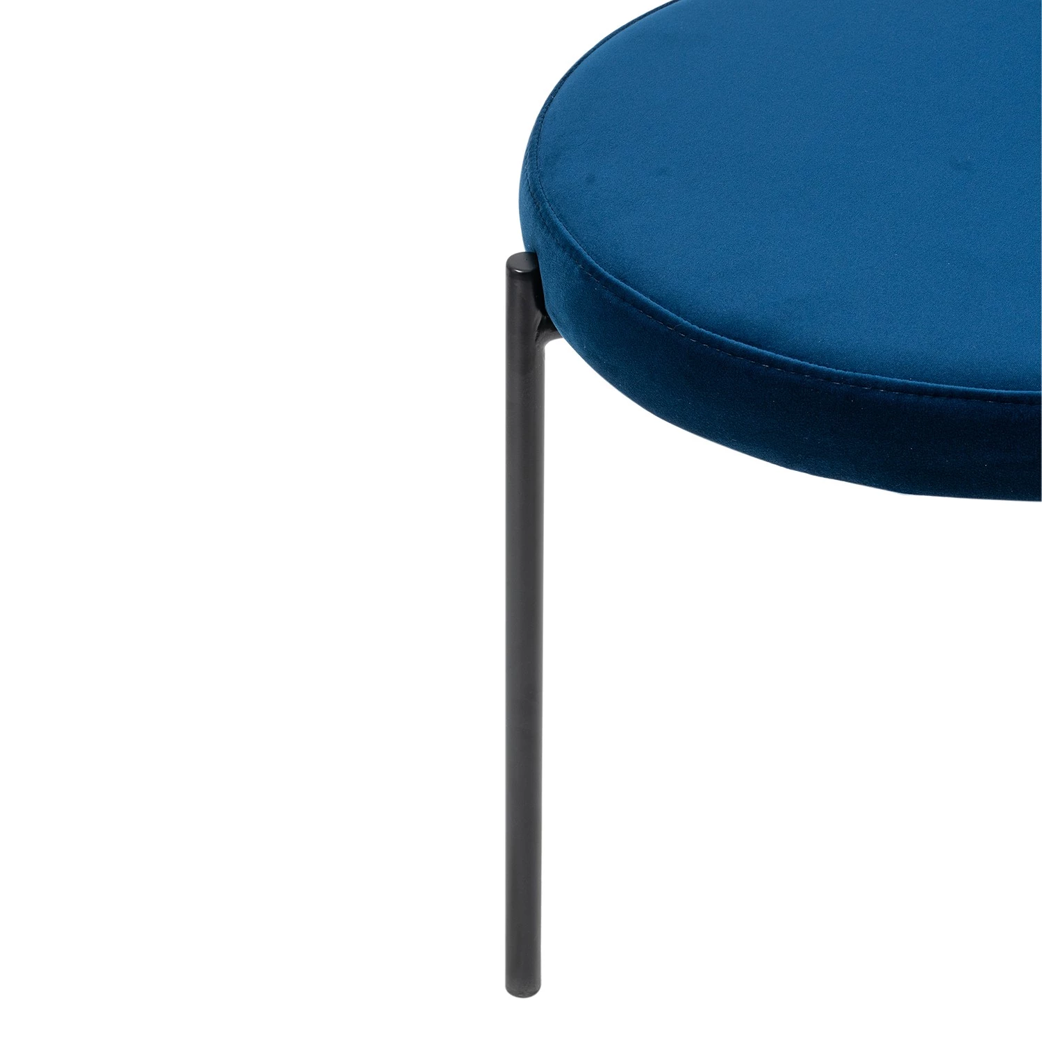 Studio Copenhagen Chaises Davie (lot de 2) - Rotin et tissu / Métal - Bleu 10 Studio Copenhagen Chaises Davie (lot de 2) - Rotin et tissu / Métal - Bleu – Image 10