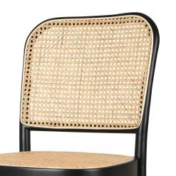 Studio Copenhagen Chaises Daru (lot de 2) - Rotin / Hêtre massif - Rotin / Noir -ÉcoMaison Soldes 1000273472 220816 060 DETAILS P000000001000273472