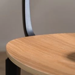 Studio Copenhagen Chaises à accoudoirs Day (lot de 2) - Contreplaqué / Matière plastique - Imitation chêne / Noir -ÉcoMaison Soldes 1000273479 220915 025 MOOD DETAILS P000000001000273479 mood