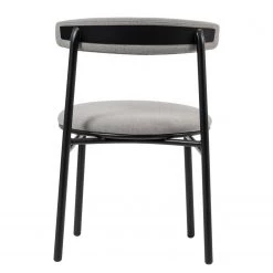Studio Copenhagen Chaises Embi (lot de 2) - Tissu / Métal - Gris / Noir -ÉcoMaison Soldes 1000273482 220420 040 DETAILS P000000001000273482