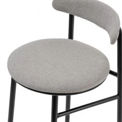 Studio Copenhagen Chaises de bar Embi (lot de 2) - Tissu / Métal - Gris / Noir 13 Studio Copenhagen Chaises de bar Embi (lot de 2) - Tissu / Métal - Gris / Noir -ÉcoMaison Soldes 1000273484 220420 050 DETAILS P000000001000273484