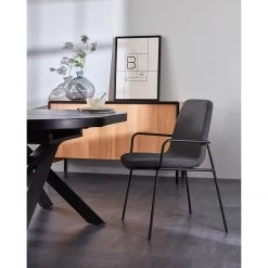 Fredriks Chaises à accoudoirs Gina (lot de 2) - Gris foncé 14 Fredriks Chaises à accoudoirs Gina (lot de 2) - Gris foncé -ÉcoMaison Soldes 1000274231 210618 10464400227 MOOD DETAILS P000000001000274231 mood