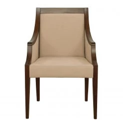 Velvet Studio Chaise à accoudoirs Tofino - Tissu / Hêtre massif - Camel / Hêtre -ÉcoMaison Soldes 1000274311 210709 14175100098 DETAILS P000000001000274311