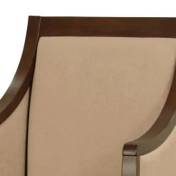 Velvet Studio Chaise à accoudoirs Tofino - Tissu / Hêtre massif - Camel / Hêtre -ÉcoMaison Soldes 1000274311 210709 14175100102 DETAILS P000000001000274311