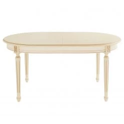 Velvet Studio Table Nellore - Extensible - Hêtre massif - Crème -ÉcoMaison Soldes 1000274328 210709 14180400231 DETAILS P000000001000274328