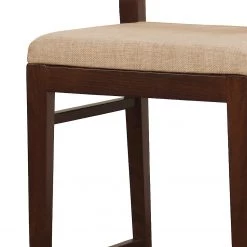 Velvet Studio Chaise de bar Nieva - Tissu / Hêtre massif - Camel / Noyer -ÉcoMaison Soldes 1000274336 210709 14180800267 DETAILS P000000001000274336