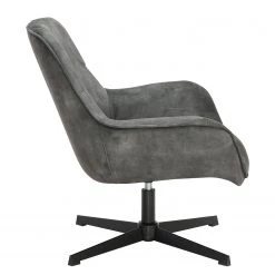 Ars manufacti Fauteuil relax Beloha - Velours / Métal - Gris vintage / Noir -ÉcoMaison Soldes 1000274884 220107 103355000129 DETAILS P000000001000274884