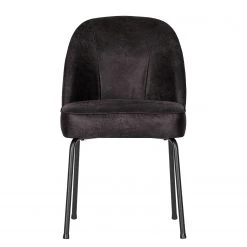 Red Living Chaises capitonnées Cera III (lot de 2) - Cuir véritable / Acier - Noir -ÉcoMaison Soldes 1000275336 210629 14365700065 DETAILS P000000001000275336