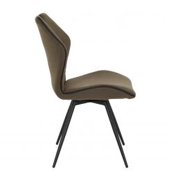 Red Living Chaise capitonnée Theres - Marron-noir - Lot de 2 -ÉcoMaison Soldes 1000275550 210622 10223700004 DETAILS P000000001000275550