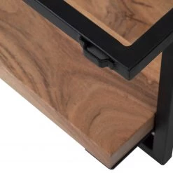 Ars manufacti Étagère murale Kaawo I - Acacia massif / Métal - Acacia / Noir - Largeur : 100 cm 27 Ars manufacti Étagère murale Kaawo I - Acacia massif / Métal - Acacia / Noir - Largeur : 100 cm -ÉcoMaison Soldes 1000276819 220719 034 DETAILS P000000001000276819