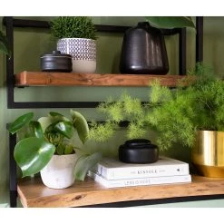 Ars manufacti Étagère murale Kaawo I - Acacia massif / Métal - Acacia / Noir - Largeur : 100 cm 18 Ars manufacti Étagère murale Kaawo I - Acacia massif / Métal - Acacia / Noir - Largeur : 100 cm -ÉcoMaison Soldes 1000276819 220812 021 MOOD DETAILS P000000001000276819 mood